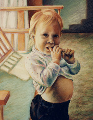 Martha pastel painting